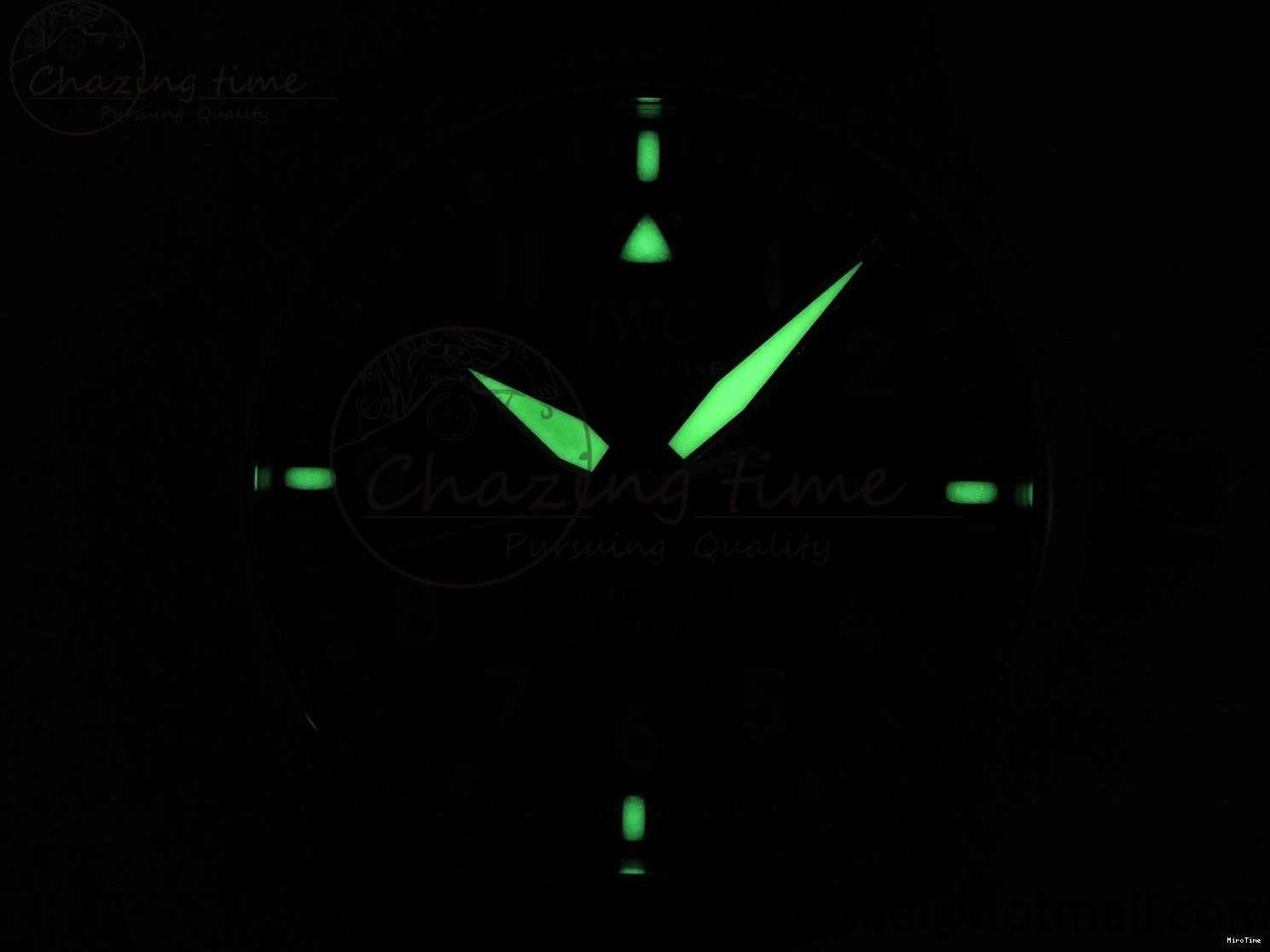 MIROTIME 0329 Pilot Mark XX IW328201 ZF 1:1 Best Edition Black Dial on Black Leather Strap A Affordable 7028